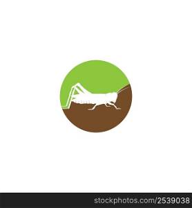 grasshopper icon vector illustration logo design.