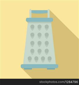 Grater icon. Flat illustration of grater vector icon for web design. Grater icon, flat style