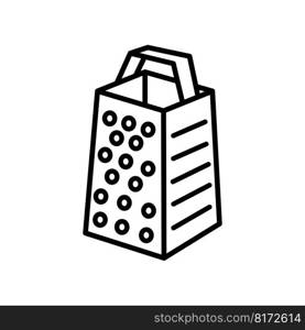Grater icon vector on trendy design