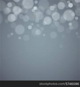 Gray Abstract background with defocused lights EPS10. Gray background with defocused lights