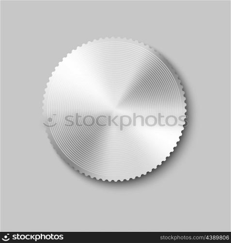 Gray button