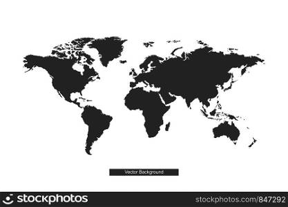 Gray Earth Map. World Map. Wold Map Vector illustration. Gray Earth Map. World Map. Wold Map Vector