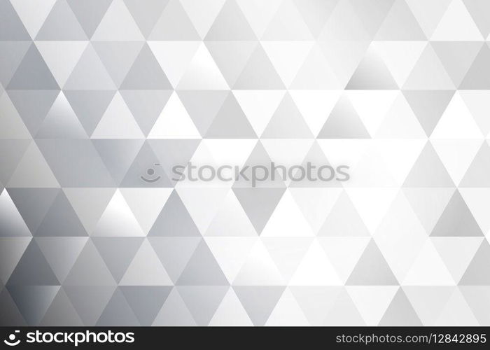 Gray geometric background vector