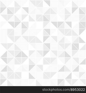 Gray geometric seamless pattern mosaic background vector image