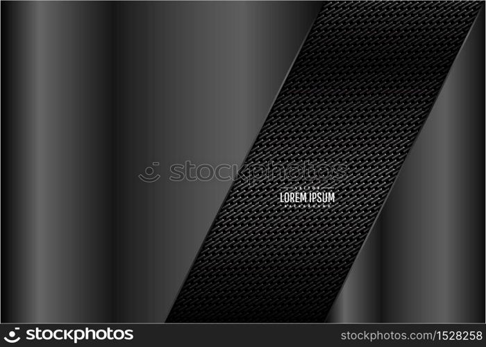 Gray metal technology background with dark space