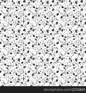 Gray musical notes are randomly scattered over a white background.Abstract music seamless pattern background.Musical background for your design. Vector illustration. EPS10