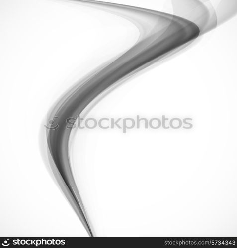 Gray smoke abstract vector flow dynamic background