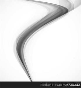 Gray smoke abstract vector flow dynamic background