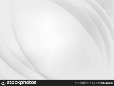 Gray white elegant business background vector line wavy.Vector illustration. Space for text.