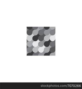 grayscale logo abstract business square