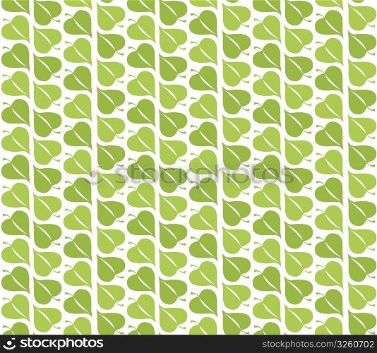 grean leaves - seamless pattern