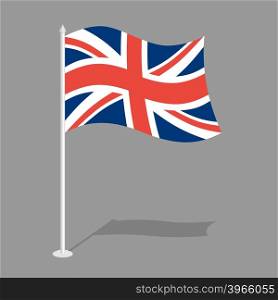 Great Britain Flag. Official national symbol of United Kingdom of Great Britain and Northern Ireland. Traditional British flag-paced&#xA;