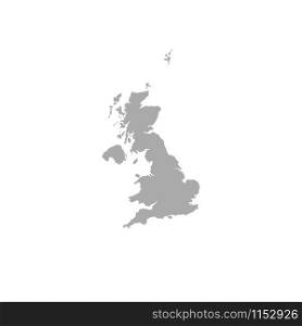 Great Britain map vector