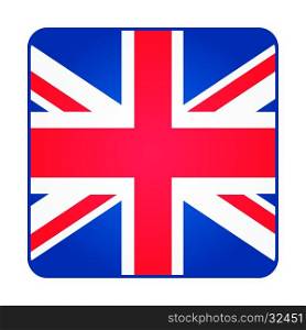 Great Britain, United Kingdom flag. Square shape