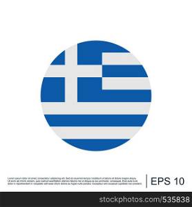 Greece flag Icon Template