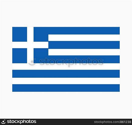 Greece Flag Vector Illustration
