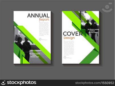 green abstract background Circle modern cover design modern book cover Brochure cover template,annual report, magazine and flyer layout Vector a4