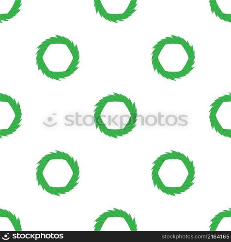 Green abstract circle pattern seamless background texture repeat wallpaper geometric vector. Green abstract circle pattern seamless vector