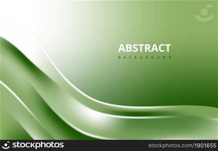 Green Abstract Modern Wave Gradient Texture Background Wallpaper Graphic Design