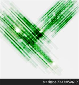 Green abstract straight lines background, stock vector