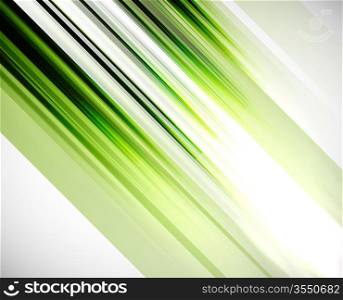 Green abstract straight lines vector background