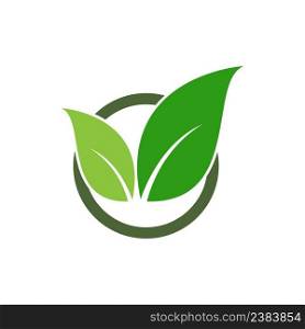 Green≤af logo ecology nature e≤ment vector icon