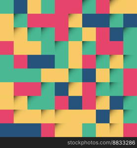 Green and Yellow abstract squares Background design for poster flyer cover brochure