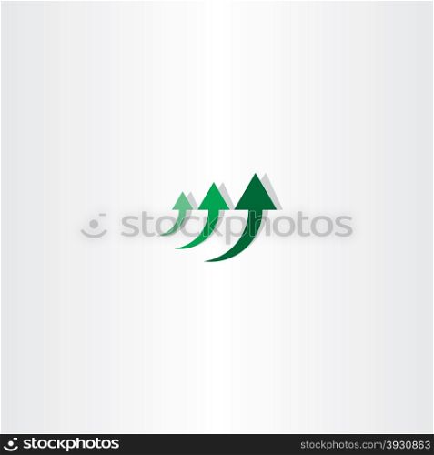 green arrow chart growth logo symbol