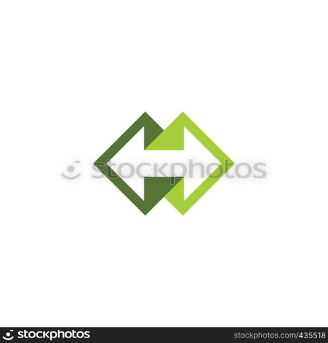 green arrow logo icon design symbol