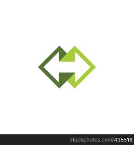 green arrow logo icon design symbol