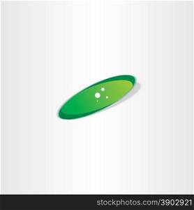 green bacteria icon vector design