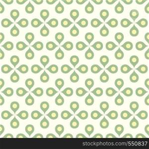 Green blossom and pollen on pastel background. Vintage or retro bloom for love and graphic design.