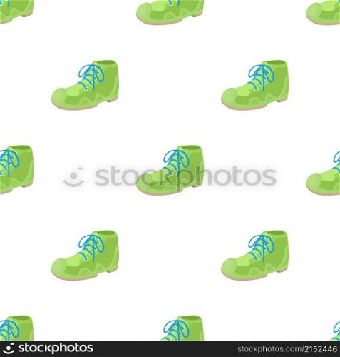 Green boot pattern seamless background texture repeat wallpaper geometric vector. Green boot pattern seamless vector