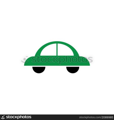 Green car icon logo vector