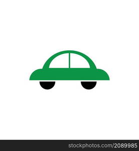 Green car icon logo vector