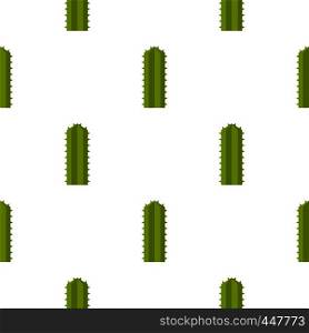 Green Cereus Candicans cactus pattern seamless for any design vector illustration. Green Cereus Candicans cactus pattern seamless