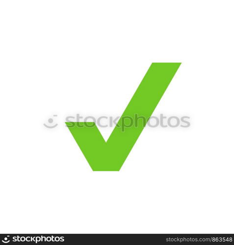 Green Check Mark Logo Template Illustration Design. Vector EPS 10.