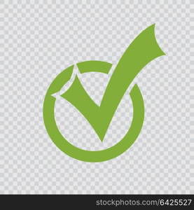 green checkmark icon.