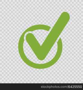 green checkmark icon.