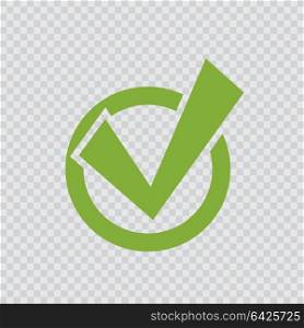 green checkmark icon.