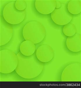 Green Circle Paper Background for Your Design.. Green Circle Paper Background