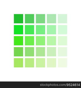 green color palette. Vector illustration. EPS 10. Stock image.. green color palette. Vector illustration. EPS 10.