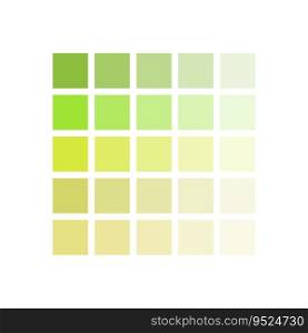 green color palette. Vector illustration. EPS 10. Stock image.. green color palette. Vector illustration. EPS 10.