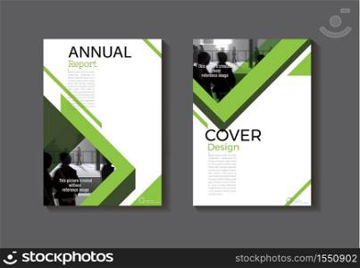 green cover design modern book cover abstract Brochure cover template,annual report, magazine and flyer layout Vector a4