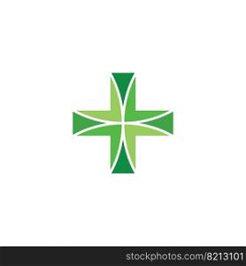 green cross logo icon health symbol sign