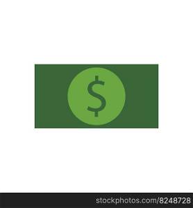Green dollar icon. American icon. Pile money. Vector illustration. stock image. EPS 10.. Green dollar icon. American icon. Pile money. Vector illustration. stock image. 