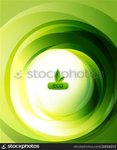 Green eco abstract background
