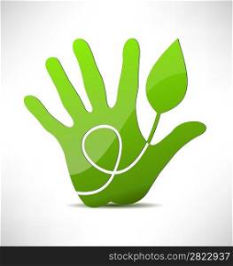 green eco hand
