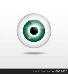 green eye vector