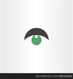 green eye vector logo symbol